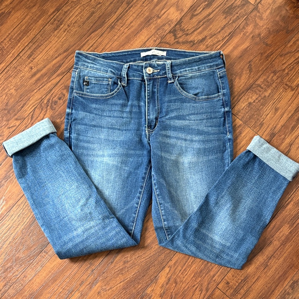 Women's cropped stretch jeans, size 9/28